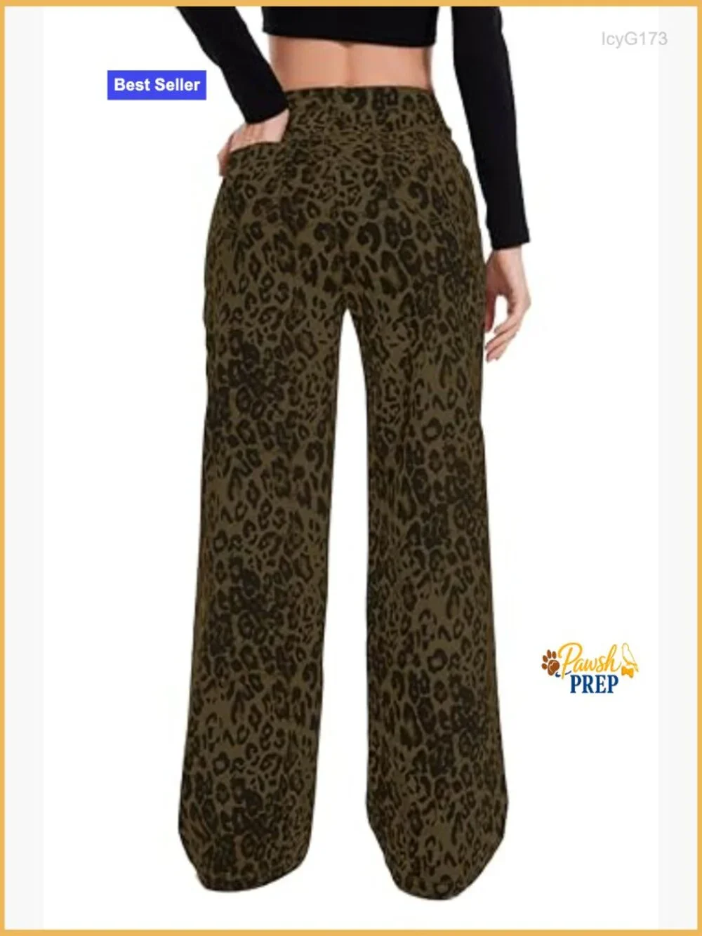 Wide Leg High Waist Boyfriend Stretch Denim Jeans - Picture 6 of 6